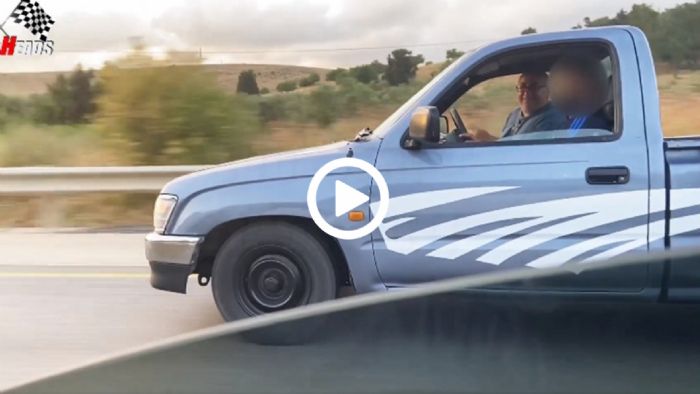 Από πότε τα Hilux ρεζιλεύουν τα Golf GTi; [video]