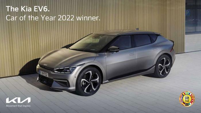  «Αυτοκίνητο της Χρονιάς 2022» το Kia EV6 