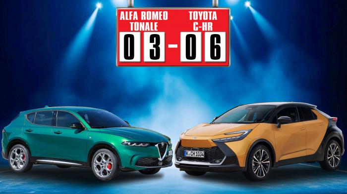 Συγκρίνουμε την Alfa Romeo Tonale με το νέο Toyota C-HR