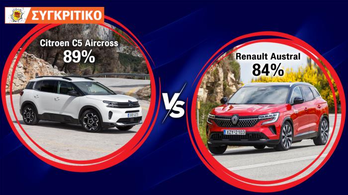 Citroen C5 Aircross 136 PS VS Renault Austral 160 PS 