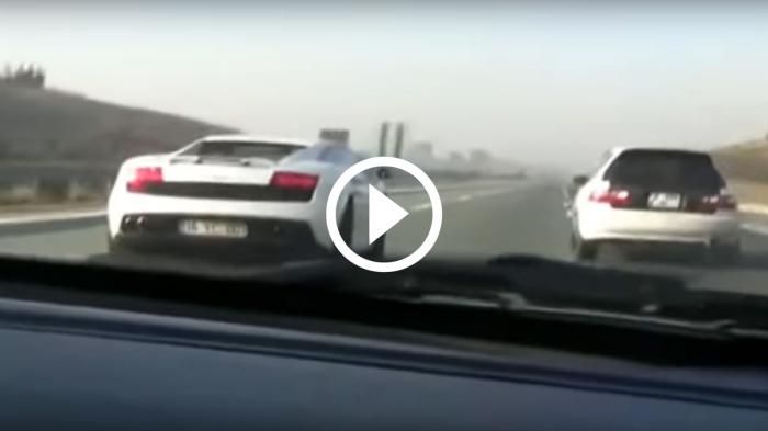 Civic και S2000 ρεζιλεύουν Lamborghini Gallardo [video]