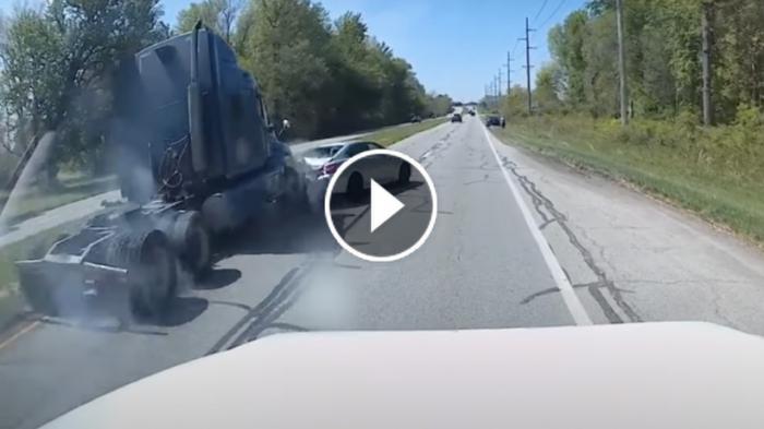 Έσωσε το σκυλί αλλά όχι και την συντριβή [video]