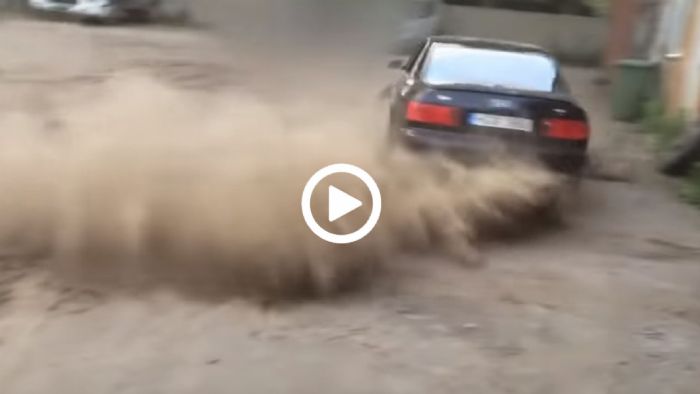 Κατέστρεψε ένα Audi για ένα videακι [video]