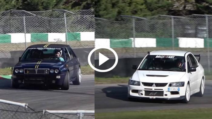 Lancia Integrale vs Mitsubishi Lancer Evo: Ποιος χορεύει καλύτερα [video]