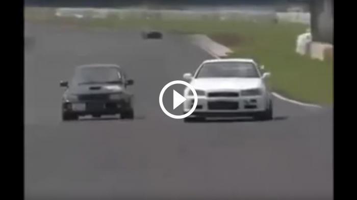 Μην παίζεις με τα Starlet ρε GTR. Θα χάσεις! [video]