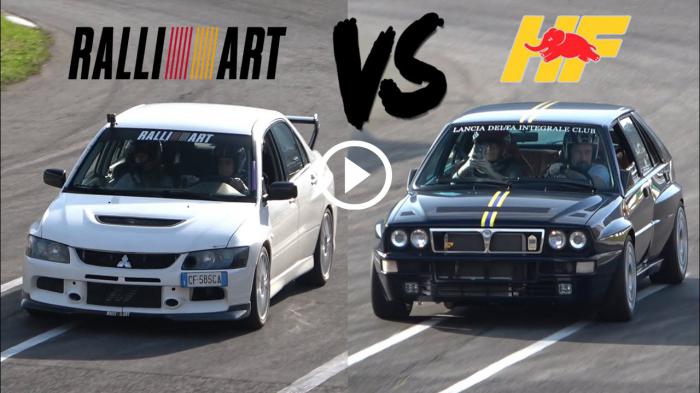 Mitsubishi Evo ή Lancia Integrale: Ποιο θα διάλεγες; [video]