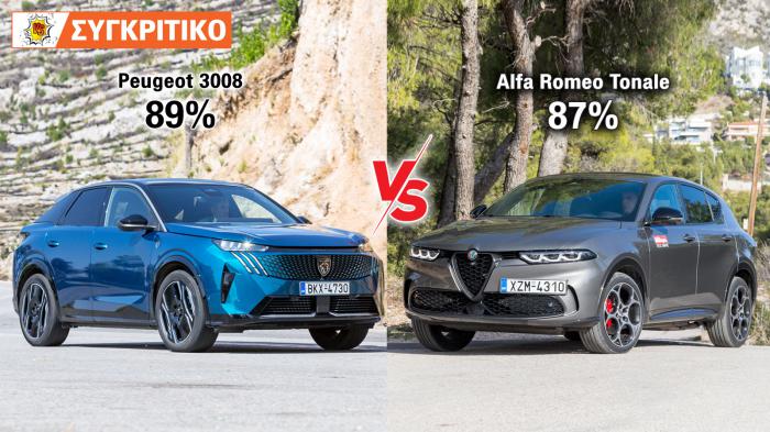 Peugeot 3008 136 PS VS Alfa Romeo Tonale 160 PS 