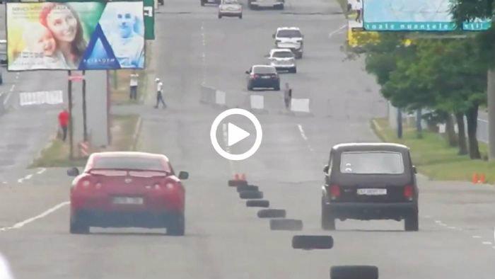 Πάτημα 600+ ίππων: Lada VS GTR [video]