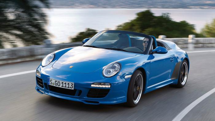 Στην εικόνα βλέπετε την τρέχουσα 911 speedster.