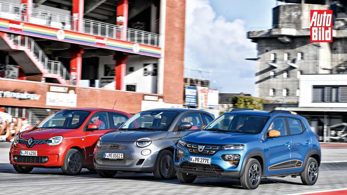 Renault Twingo, Fiat 500e και Dacia Spring: 3 ηλεκτρικά πόλης