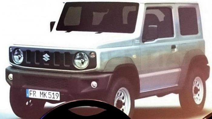 Η εικόνα του νέου Jimny που διέρρευσε κατά το παρελθόν.