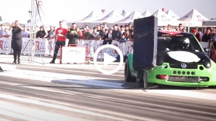 VW σε Dragtser τα κάνει όλα λαμπόγυαλο [video]