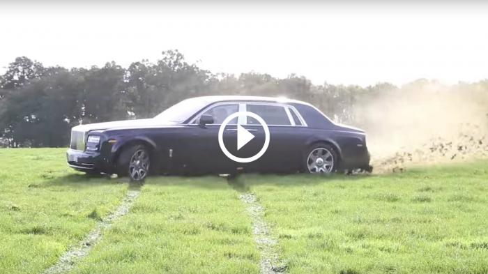 Driftάροντας αρχοντικά στα χωράφια με την Rolls Royce! [video]