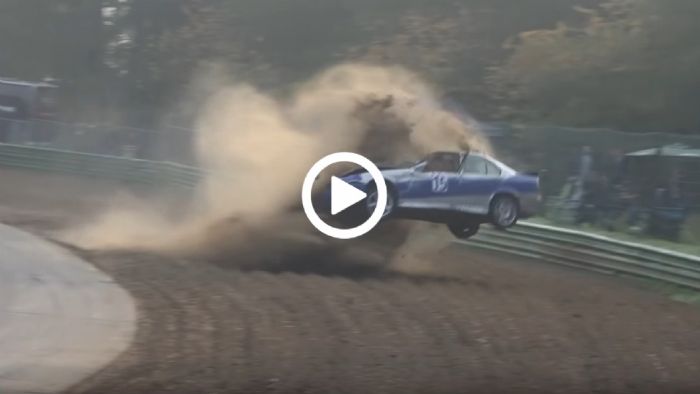 VIDEO: BMW προσγειώθηκε στα χωράφια