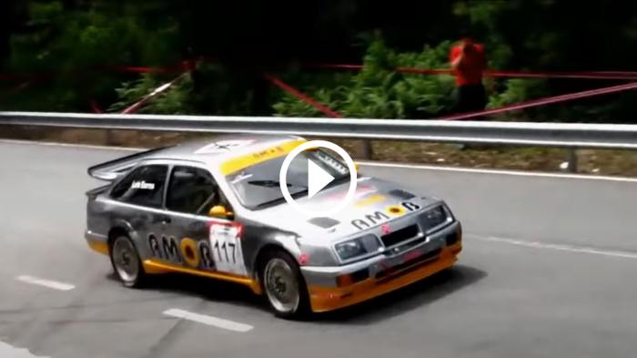 Ford Sierra RS500 σκίζει το βουνό στα 2! [video]