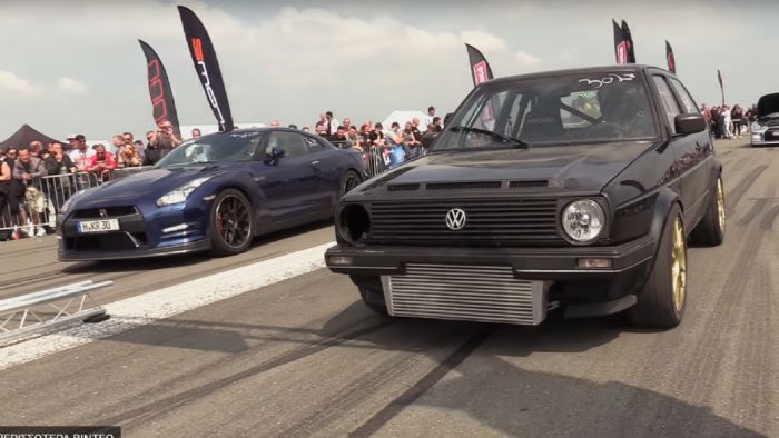 Golf Mk2 Vs GT-R R35