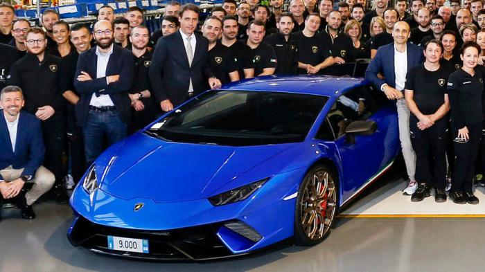 Την παραγωγή 7.000 Aventador και 9.000 Huracan γιόρτασε η ιταλική αυτοκινητοβιομηχανία 