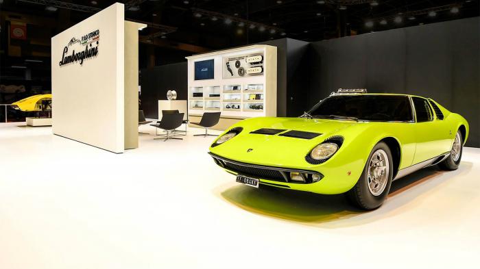 Στην ολική ανακατασκευή μιας Lamborghini Miura προέβη η φίρμα μέσω του τμήματος της Polo Storico, προσφέροντας ένα πολύ όμορφο αποτέλεσμα.