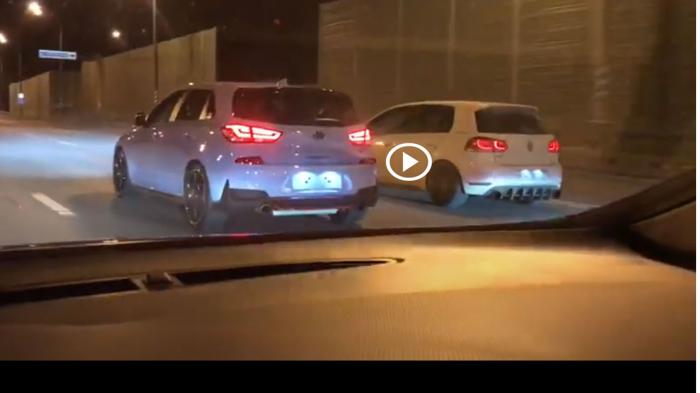 i30N κοντράρεται στο δρόμο με Golf Gti [video]