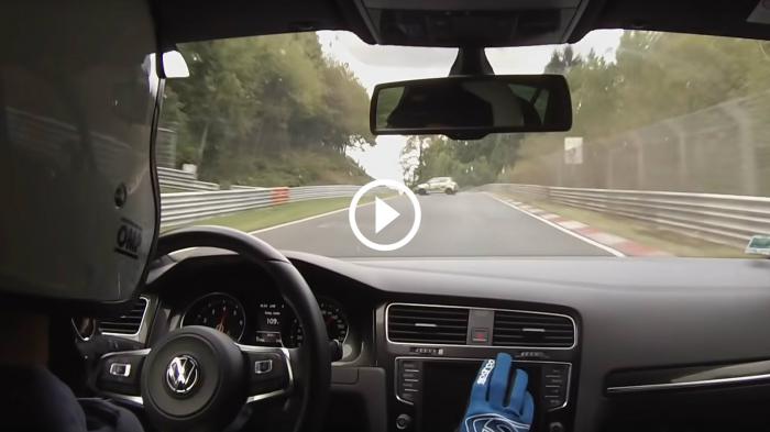 Ξέχασε να στρίψει στο Nurburgring! [video]