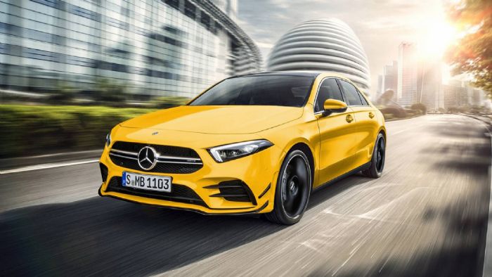 Η ισχύς της Mercedes-AMG A 35 Saloon θα πηγάζει από τον ίδιο 4κύλινδρο υπερτροφοδοτούμενο κινητήρα των 306 ίππων.