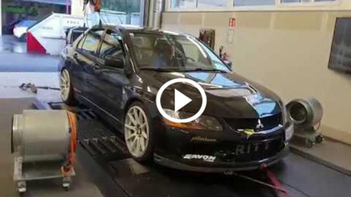 Mitsubishi Evo σε anti-lag test ξεσηκώνει τις αισθήσεις [video]