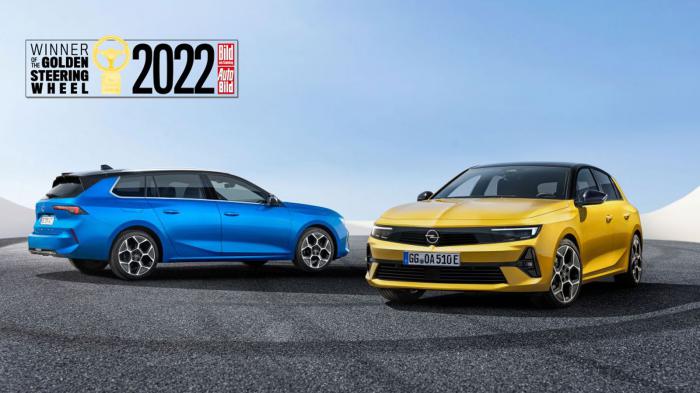 Σερί Επιτυχιών: Το Νέο Opel Astra κερδίζει το «Χρυσό Τιμόνι 2022» 