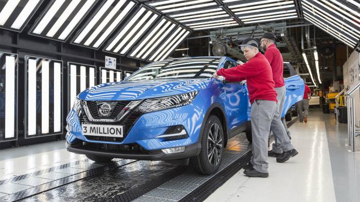 Ένα σημαντικό αριθμό μονάδων του Nissan Qashqai, ανακοίνωσε πως έχει κατασκευάσει η αυτοκινητοβιομηχανία.