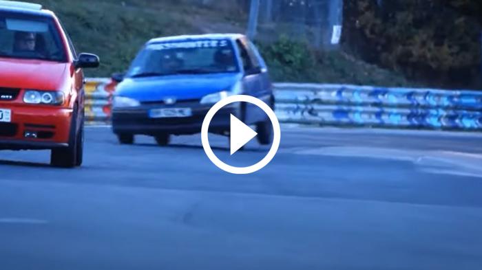 Peugeot 106 1,1 πηγαίνει «χωρίς αύριο» στο Nurburgring [video]