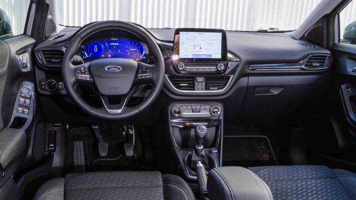 Η καμπίνα του Ford Puma είναι καλοσχεδιασμένη, διαθέτει ποιοτικά υλικά και στιβαρή συναρμολόγηση Η καμπίνα του Ford Puma είναι καλοσχεδιασμένη, διαθέτει ποιοτικά υλικά και στιβαρή συναρμολόγηση