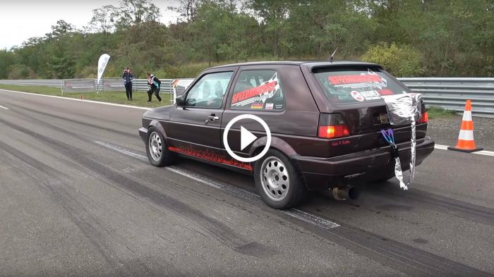 Το πιο γρήγορο VW Golf MK2 στον κόσμο [video]