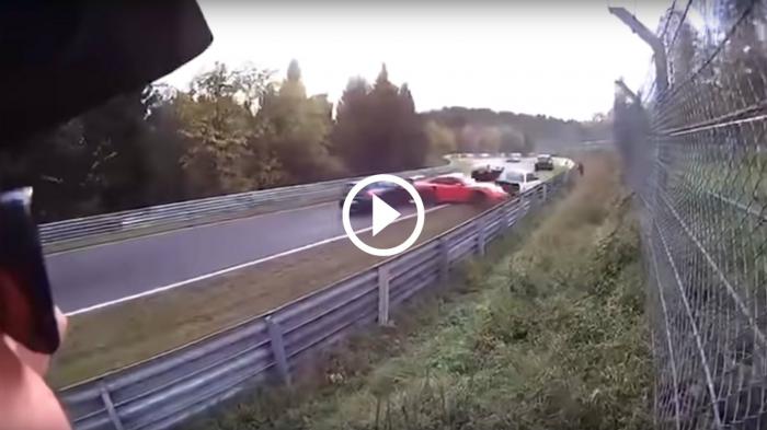 Σοκαριστική καραμπόλα στο Nurburgring! [video]