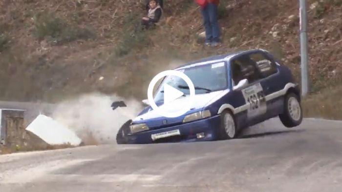 Η στροφή που καταράστηκε τα Peugeot 106 [video]