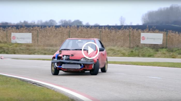 Τρελός με Suzuki Swift Turbo drift-άρει χωρίς αύριο! [video]