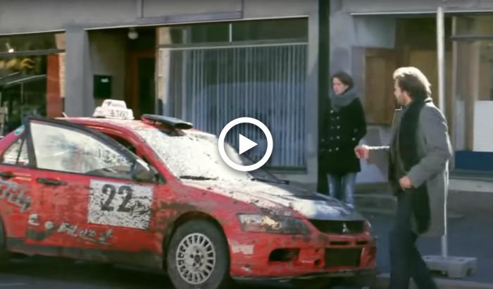 Mitsubishi Evo σε ρόλο...ταξί! 