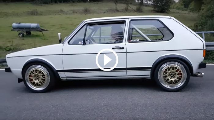 VW Golf 1 τέρας κάνει επίδειξη δύναμης [video]