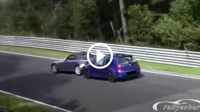 VW Golf στέλνει για βρούβες Honda S2000 [video]